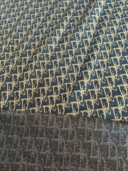 Craft Dior Knitting Jacquard Cloth Fabric For Handmade Apparel ,Clothing ,Sneaker Upholstery Goods By Yard