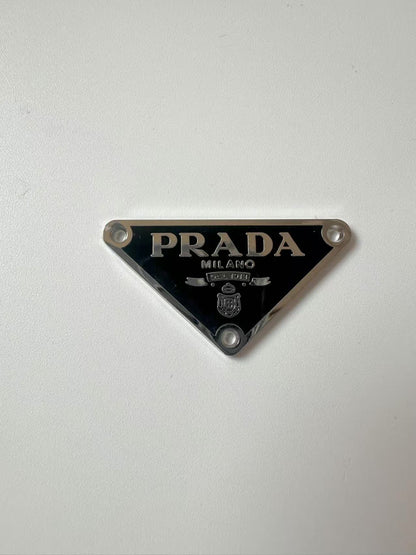 Craft Handmade Metal Prada Triangle Tag