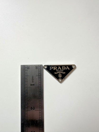 Craft Handmade Metal Prada Triangle Tag