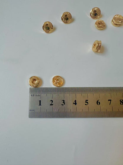Craft Gold 10MM Louis Vuitton Metal Snap Button For Handmade Handicraft Goods