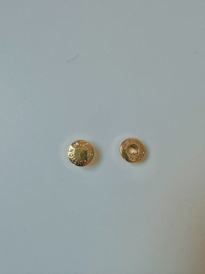 Craft Gold 10MM Louis Vuitton Metal Snap Button For Handmade Handicraft Goods