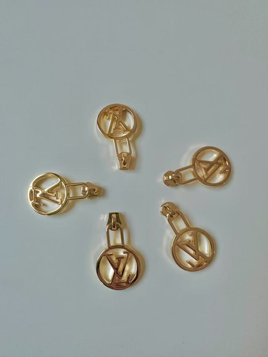 Craft Gold #3 LV Ring Metal Zipper For Handmade Handicraft Goods