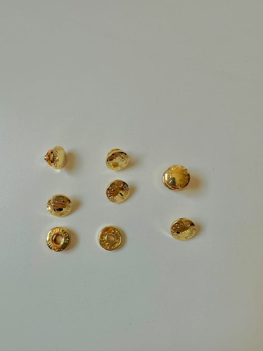 Craft Gold 10MM Louis Vuitton Metal Snap Button For Handmade Handicraft Goods