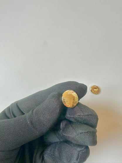 Craft Gold 12MM Louis Vuitton Metal Snap Button For Handmade Handicraft Goods