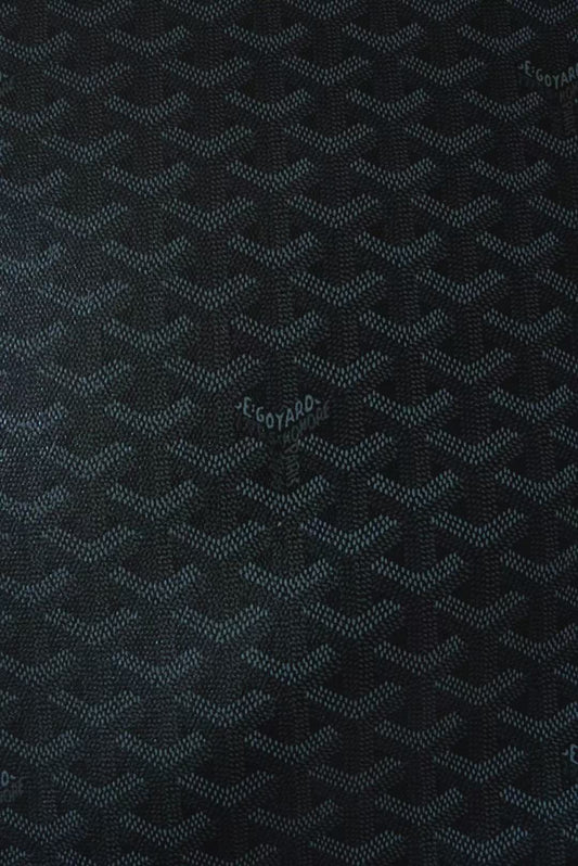 Original Goyard Best Quality Leather For Handmade Bag ,Furniture Handicraft By Yard(Black)