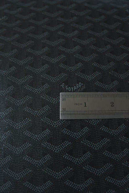 Original Goyard Best Quality Leather For Handmade Bag ,Furniture Handicraft By Yard(Black)