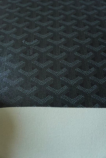 Original Goyard Best Quality Leather For Handmade Bag ,Furniture Handicraft By Yard(Black)