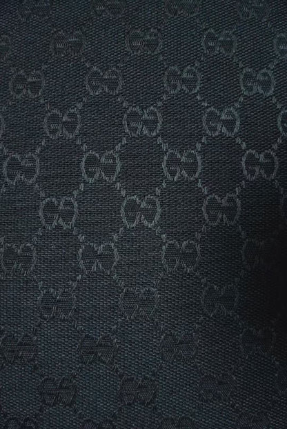 Classic Gucci Jacquard Fabric Cloth, Fabric Bags Fabric Shoes Fabric Hat Fabric good quality (Black)