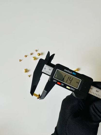 Craft 8.8MMx11.4MM Gold Louis Vuitton Metal Snap Button,Rivet,Nail For Handmade Handicraft Goods