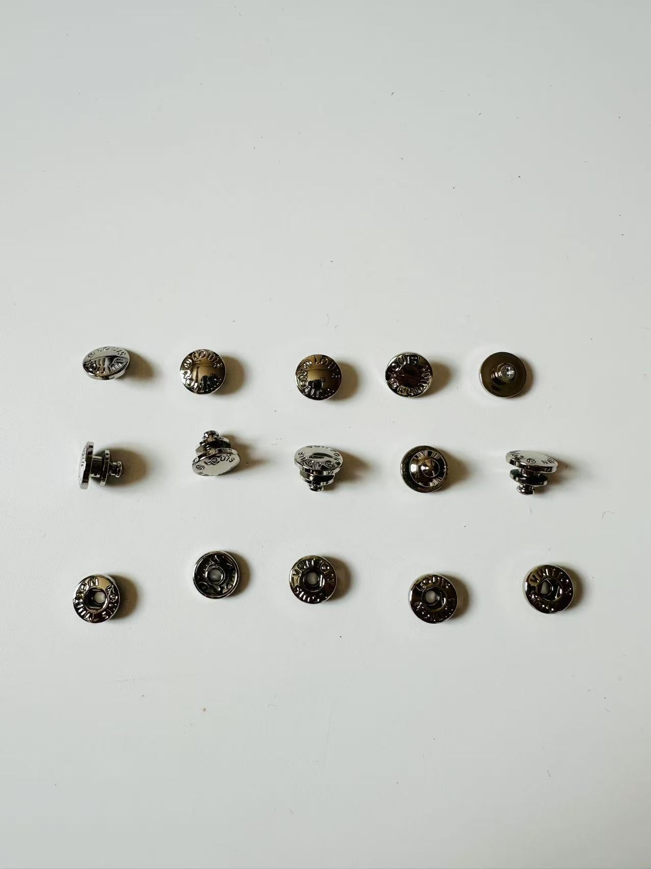 Craft Sliver 10MM Louis Vuitton Metal Snap Button For Handmade Handicraft Goods