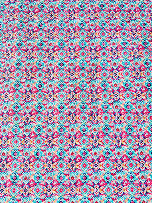 Craft Geometry Colorful Leather Fabric For Handmade Goods