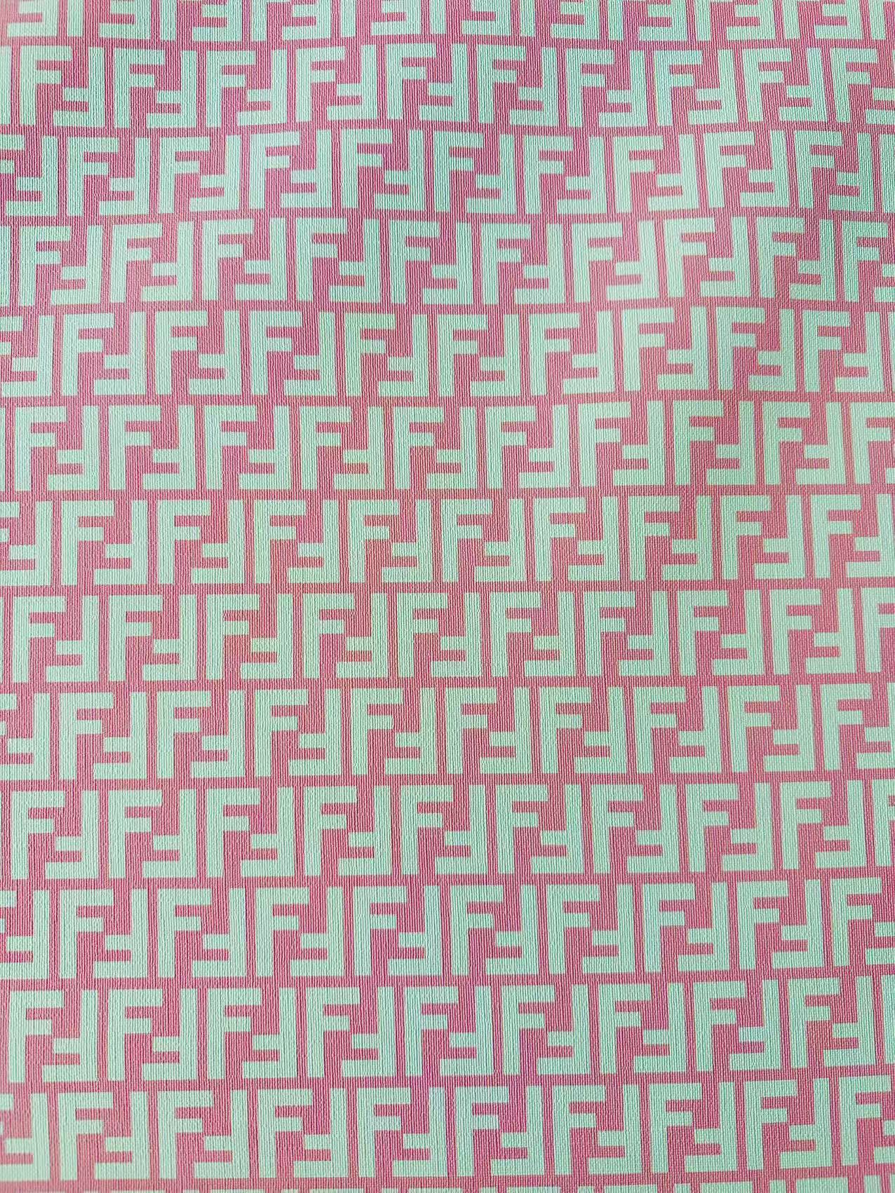 Classic Leather Crafting Fabric For Handmade Handicrafts By Yards (Pink)