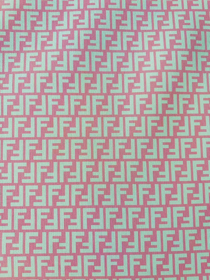 Classic Leather Crafting Fabric For Handmade Handicrafts By Yards (Pink)