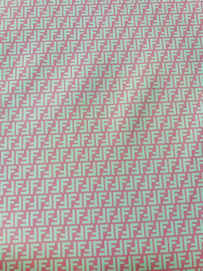 Classic Leather Crafting Fabric For Handmade Handicrafts By Yards (Pink)