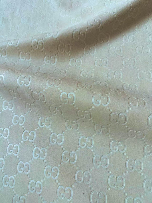 Craft Gucci Suede Fabric For Handmade Sneaker,Car Upholstery and Apparel By Yard(Beige)