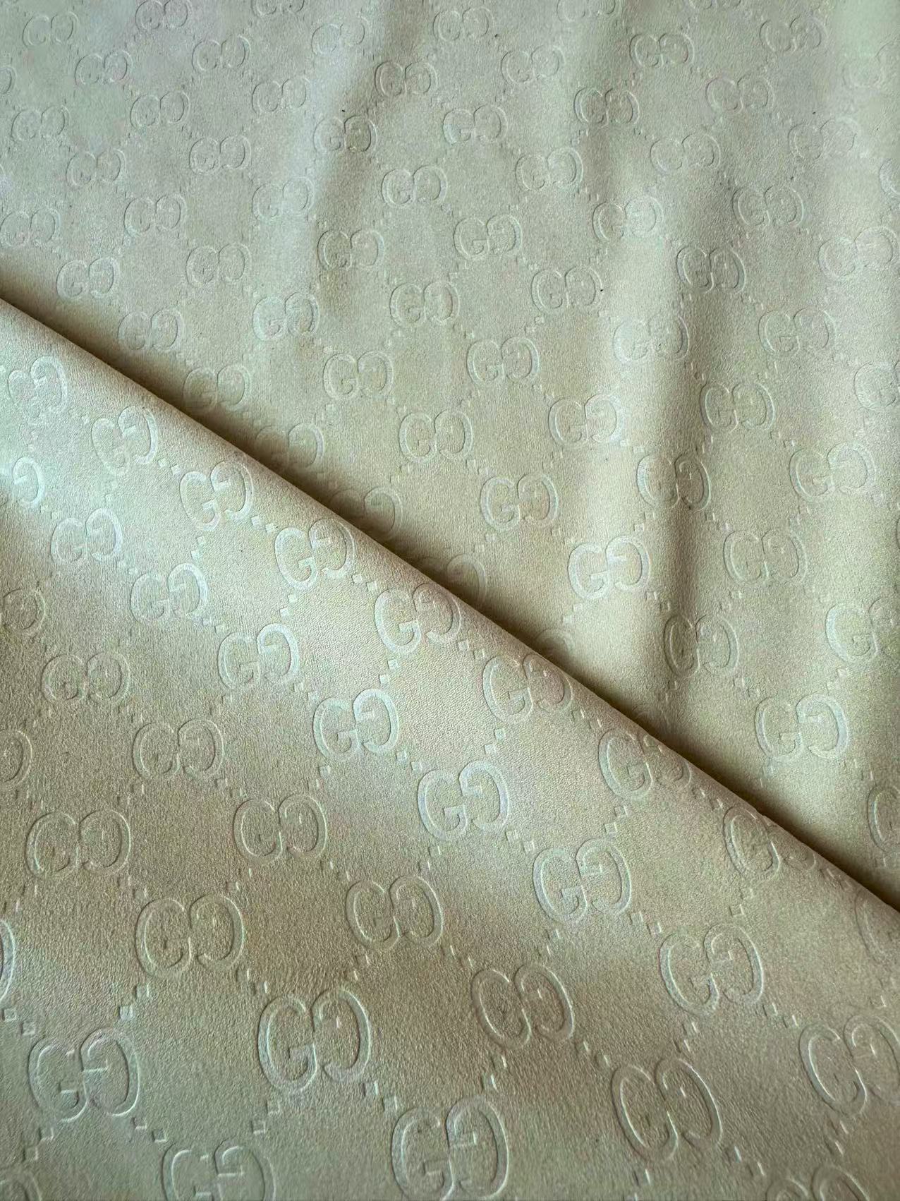 Craft Gucci Suede Fabric For Handmade Sneaker,Car Upholstery and Apparel By Yard(Beige)