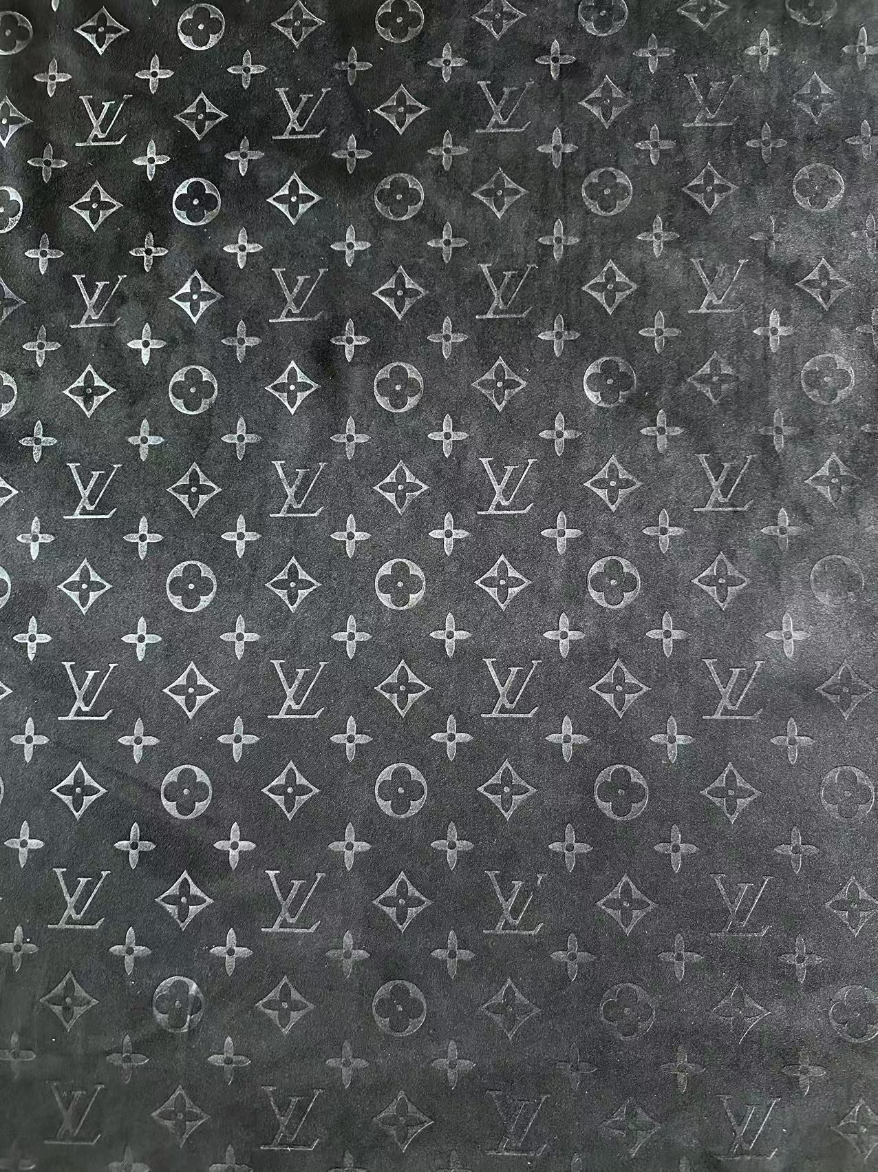 Craft LV Suede Fabric For Handmade Sneaker,Car Upholstery and Apparel By Yard(Black)