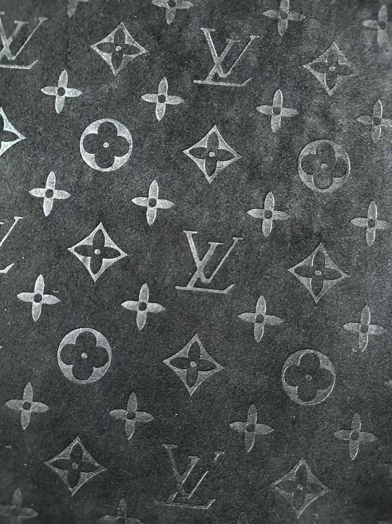 Craft LV Suede Fabric For Handmade Sneaker,Car Upholstery and Apparel By Yard(Black)