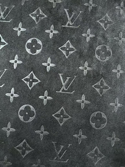 Craft LV Suede Fabric For Handmade Sneaker,Car Upholstery and Apparel By Yard(Black)