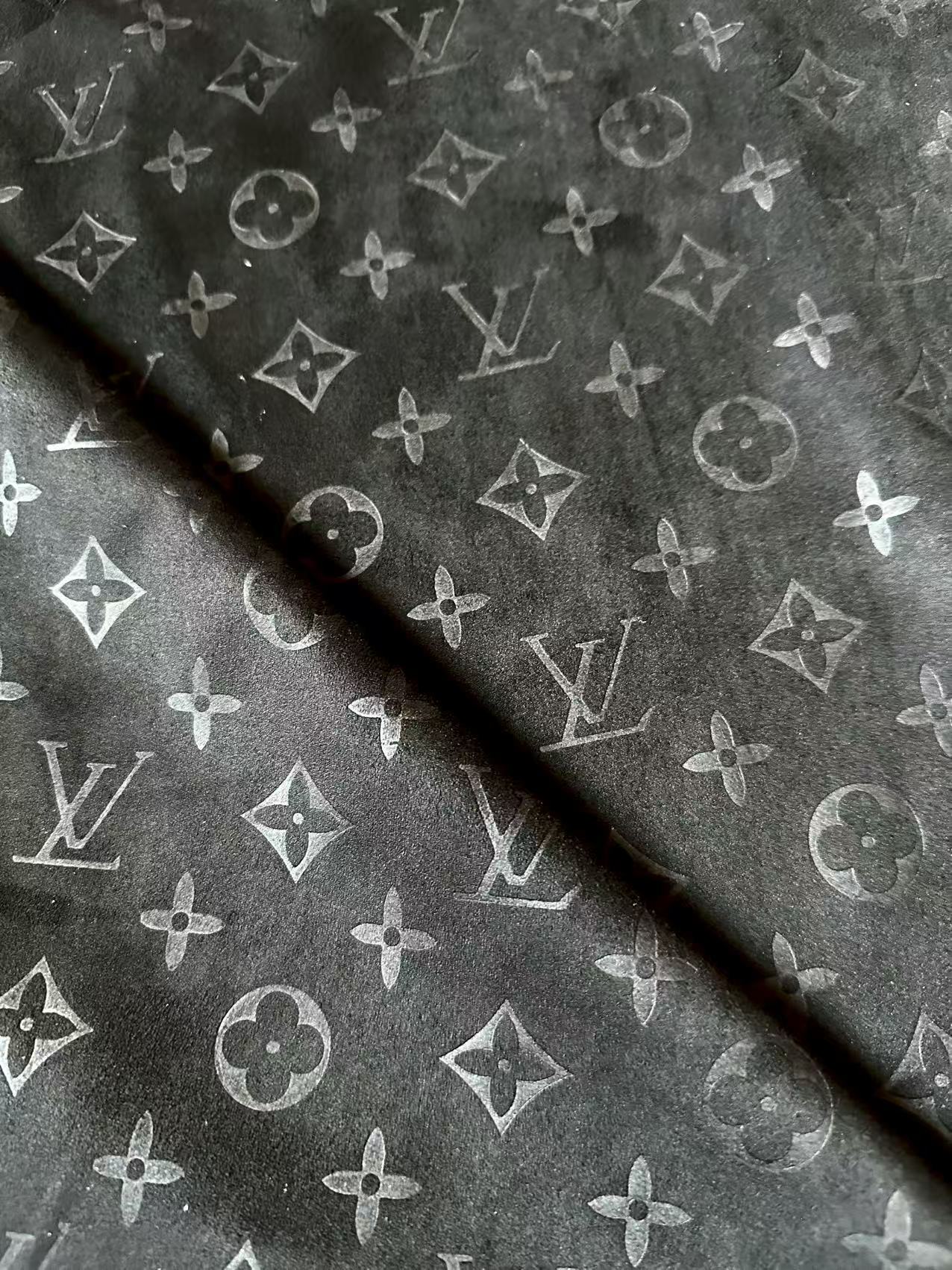 Craft LV Suede Fabric For Handmade Sneaker,Car Upholstery and Apparel By Yard(Black)