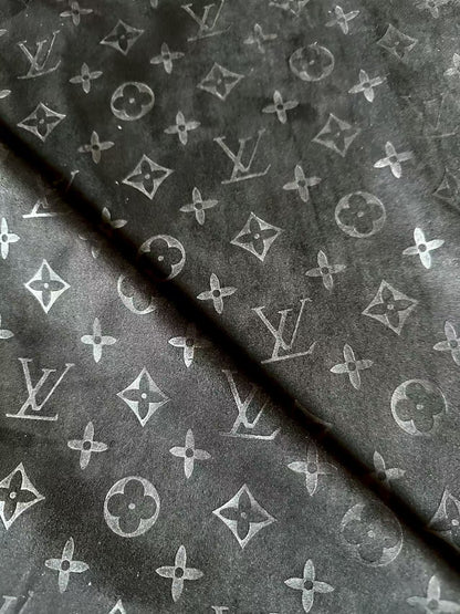 Craft LV Suede Fabric For Handmade Sneaker,Car Upholstery and Apparel By Yard(Black)