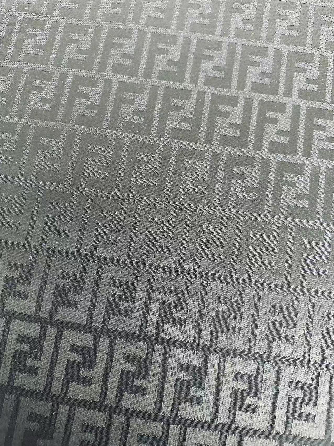 Classic Jacquard Cloth Fabric For Handmade Clothing ,Bags Fabric Shoes Fabric Hat Fabric By Yards(Black)