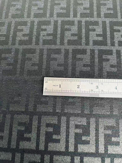 Classic Jacquard Cloth Fabric For Handmade Clothing ,Bags Fabric Shoes Fabric Hat Fabric By Yards(Black)