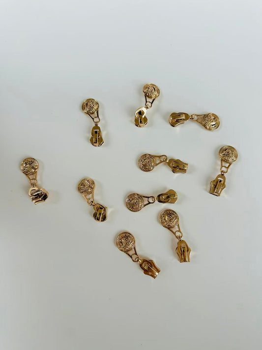 Fashion Gold Versace Zipper Head ,Size #5 For Handmade Bags,Clothing Goods