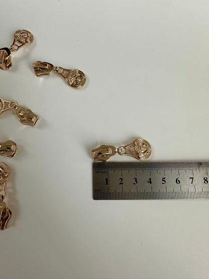 Fashion Gold Versace Zipper Head ,Size #5 For Handmade Bags,Clothing Goods
