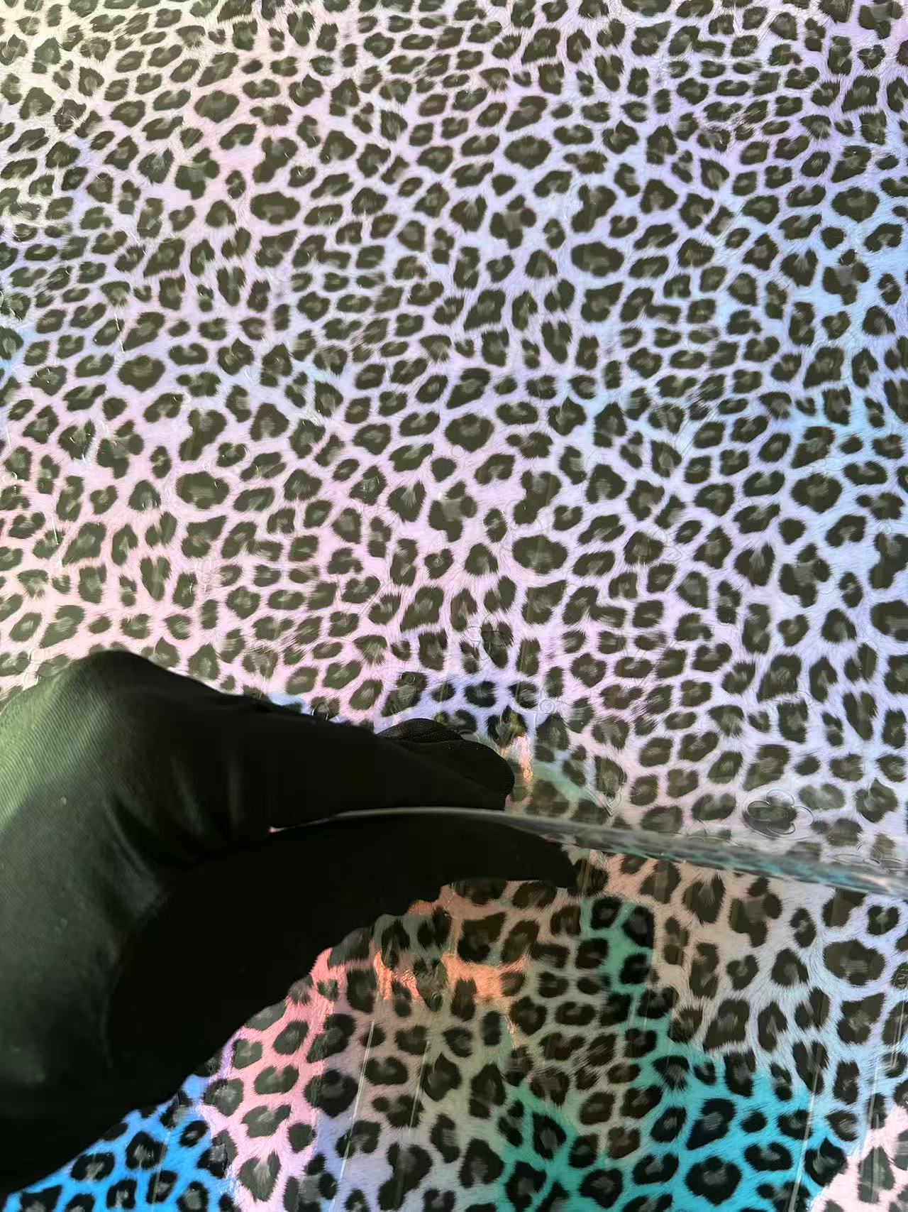 Craft Transparent LV PVC Fabric For Handmade Handicraft Goods By Yard