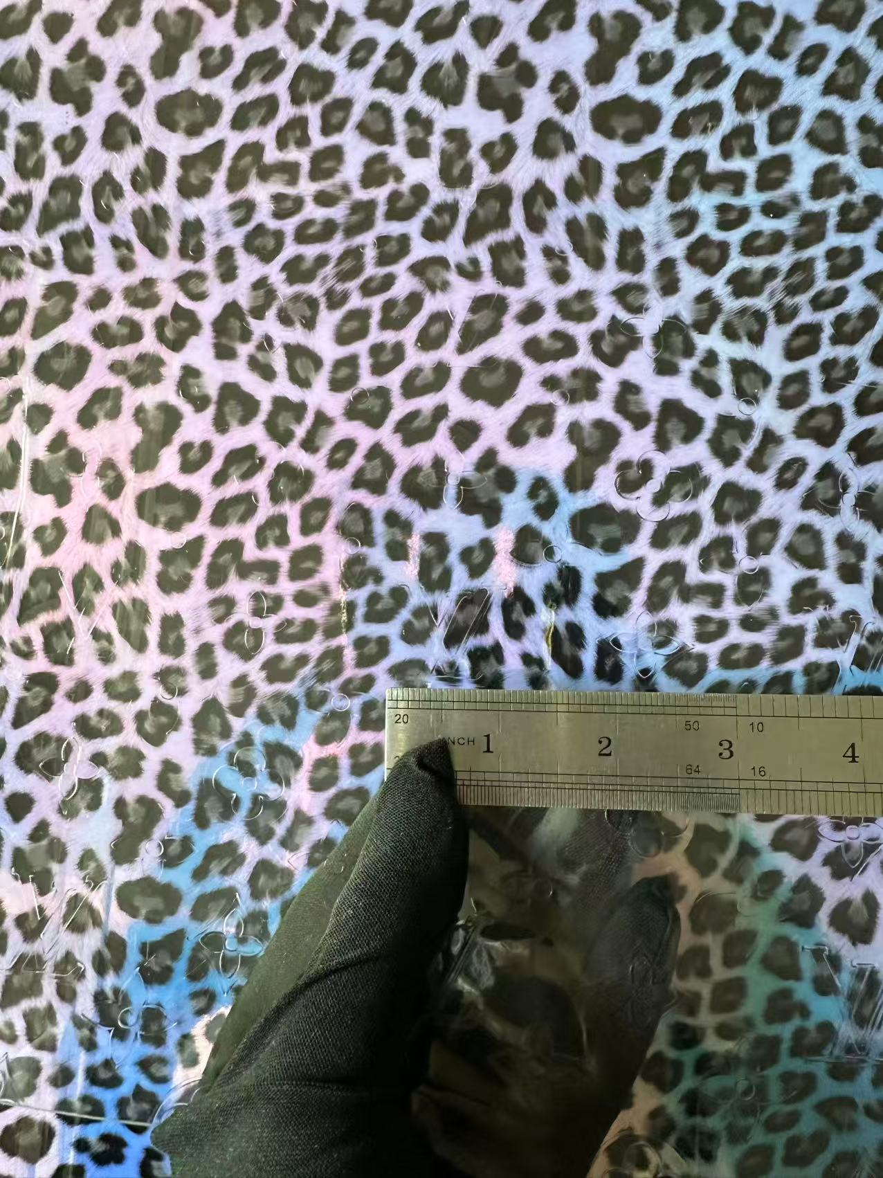 Craft Transparent LV PVC Fabric For Handmade Handicraft Goods By Yard