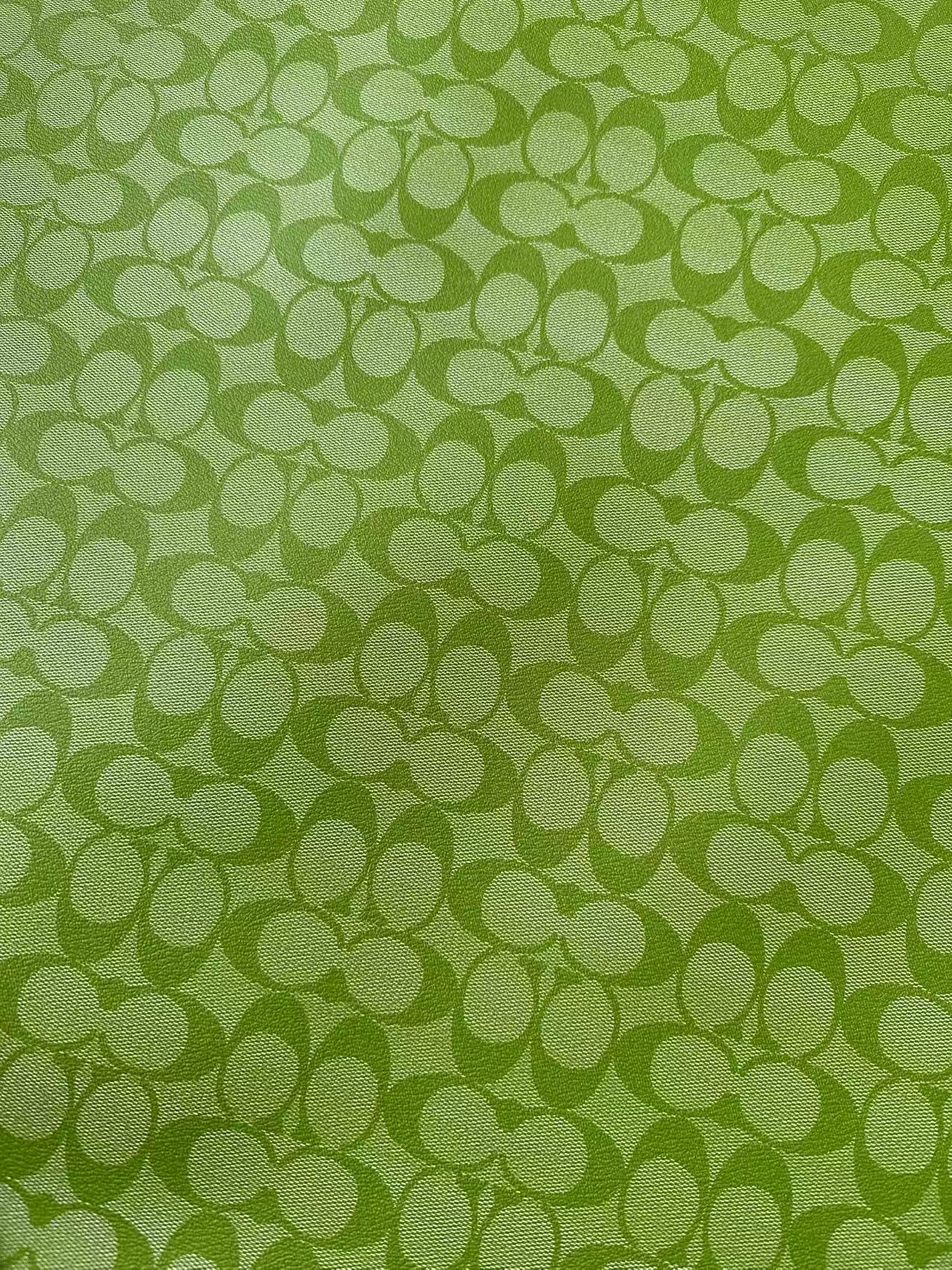 Classic Green Leather For Handmade Bag,Sneaker Upholstery Goods By Yard