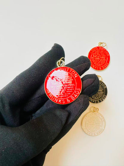 Craft 40MM Louis Vuitton Double-Side Metal Pendant For DIY Gift Goods