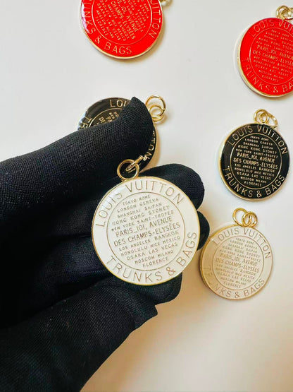 Craft 40MM Louis Vuitton Double-Side Metal Pendant For DIY Gift Goods