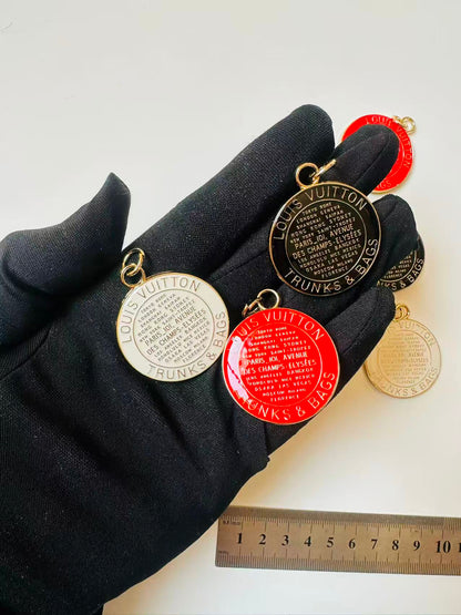 Craft 40MM Louis Vuitton Double-Side Metal Pendant For DIY Gift Goods