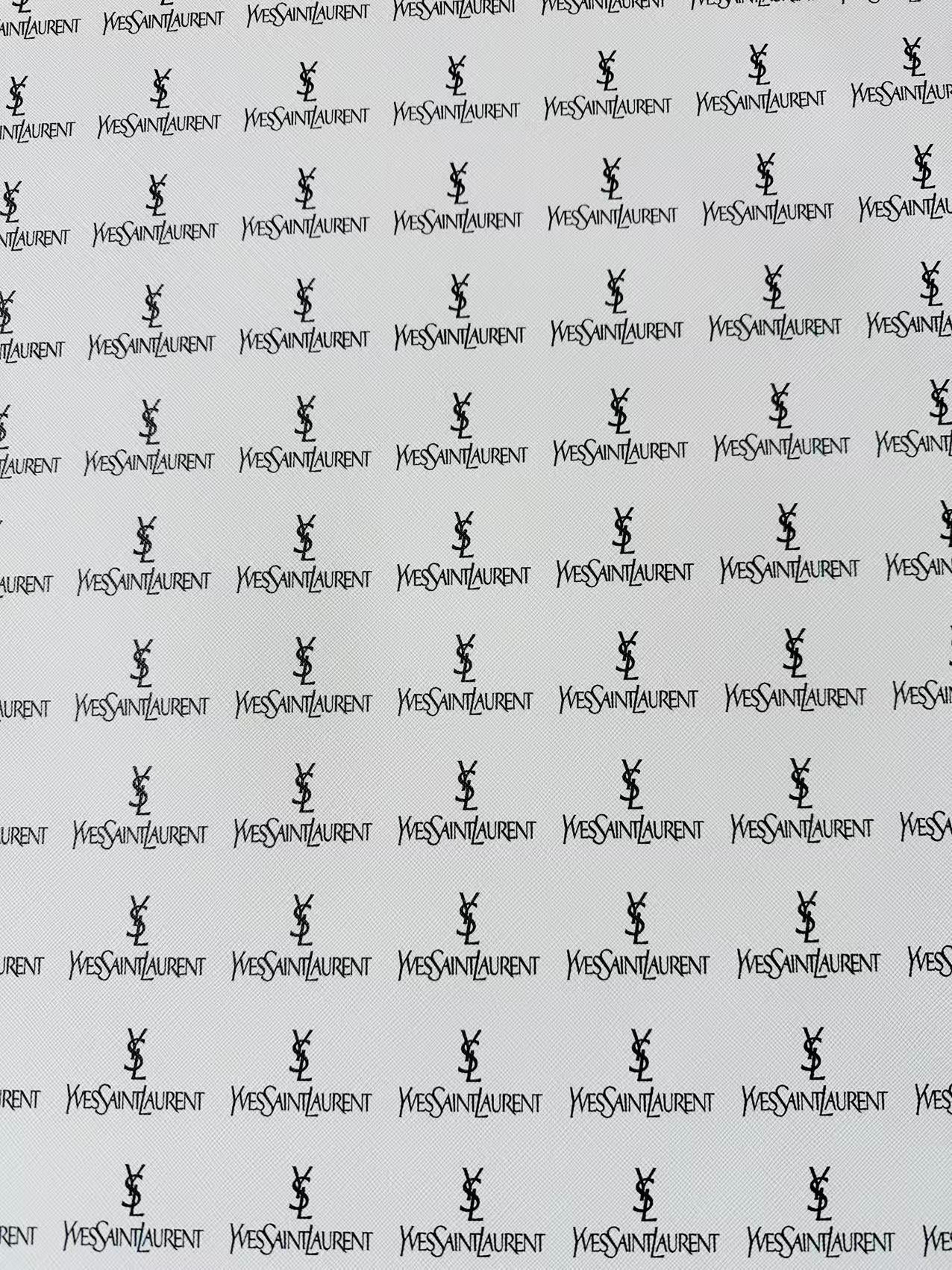 Fashion YSL Leather Fabric For Handmade Shoes, Sneaker,Upholstery Goods By Yard(White)