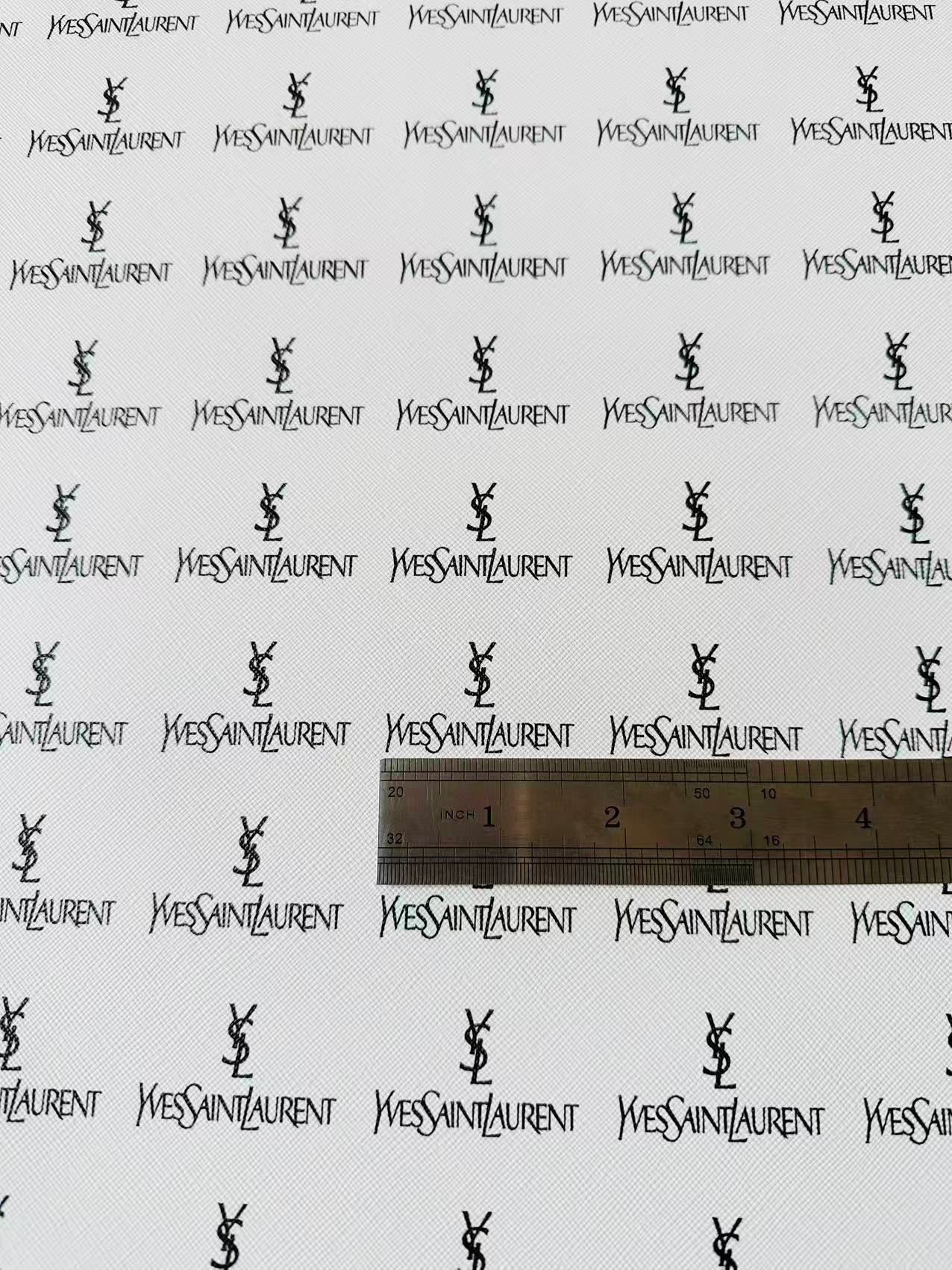 Fashion YSL Leather Fabric For Handmade Shoes, Sneaker,Upholstery Goods By Yard(White)