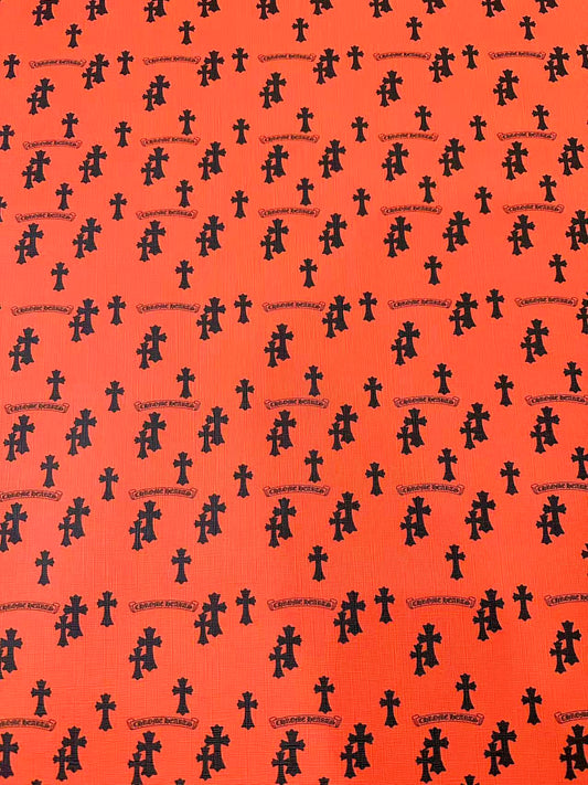 Craft Chrome Hearts Leather Fabric For Handmade Sneaker,DIY Car ,Upholstery Goods