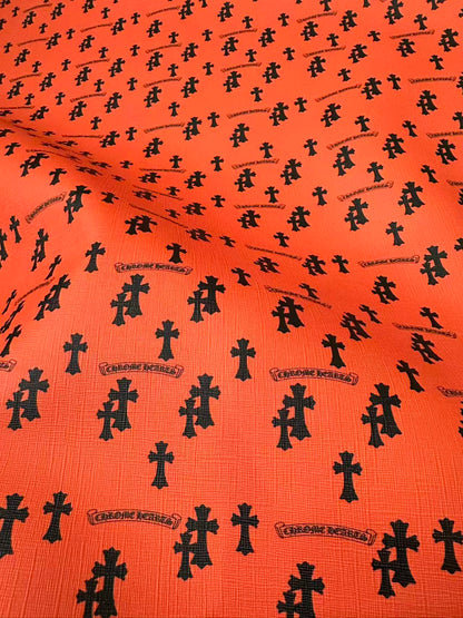Craft Chrome Hearts Leather Fabric For Handmade Sneaker,DIY Car ,Upholstery Goods