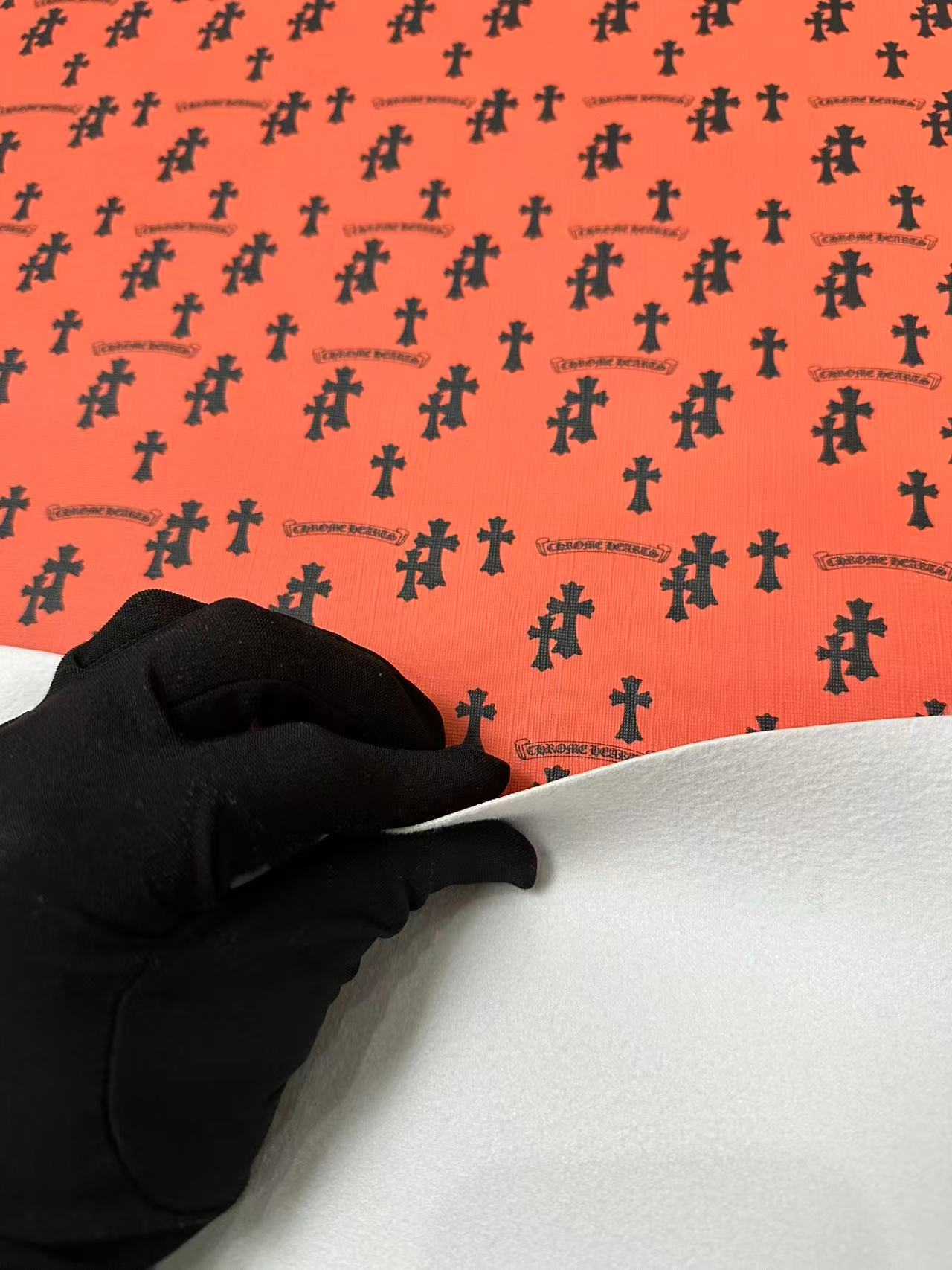 Craft Chrome Hearts Leather Fabric For Handmade Sneaker,DIY Car ,Upholstery Goods