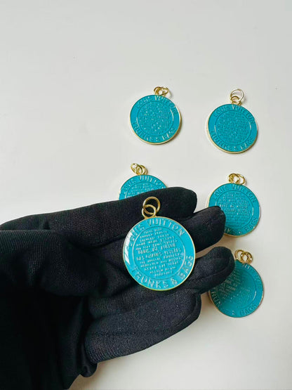 Craft 40MM Louis Vuitton Double-Side Metal Pendant For DIY Gift Goods