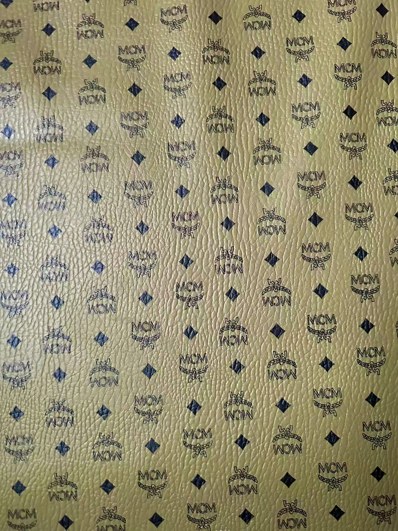 Army Green Leather For Handmade Sneaker, Upholstery And Handicraft By Yard