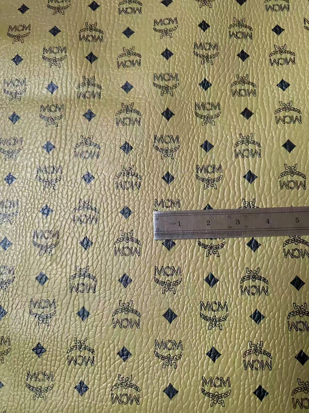 Army Green Leather For Handmade Sneaker, Upholstery And Handicraft By Yard