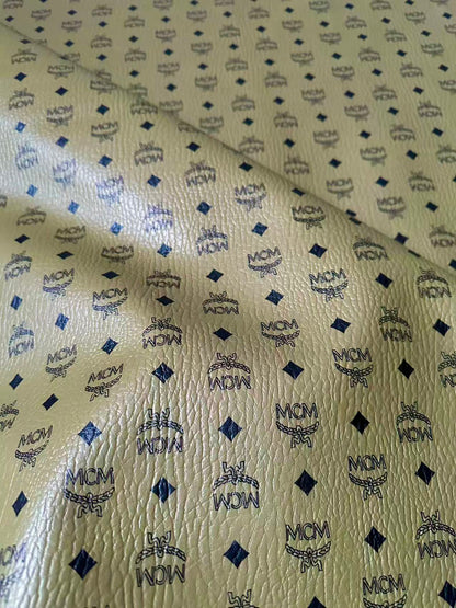 Army Green Leather For Handmade Sneaker, Upholstery And Handicraft By Yard