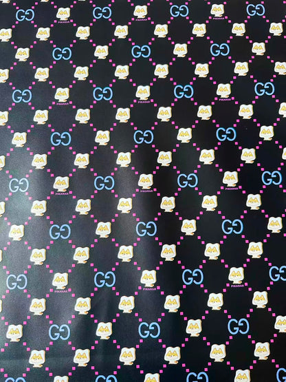 New Gucci With PIKARAR DOG Leather Fabric For Handmade Bag,Sneaker Upholstery Goods By Yard