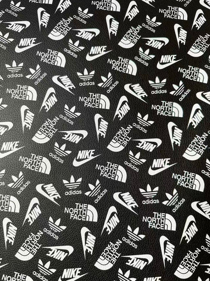 Craft Nike The North Face Adidas Leather Fabric For Handmade Sneaker,Shoes Goods By Yard(Black)