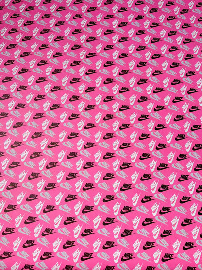 Craft Nike Leather Fabric For Handmade Sneaker,Shoes Goods By Yard(Pink)