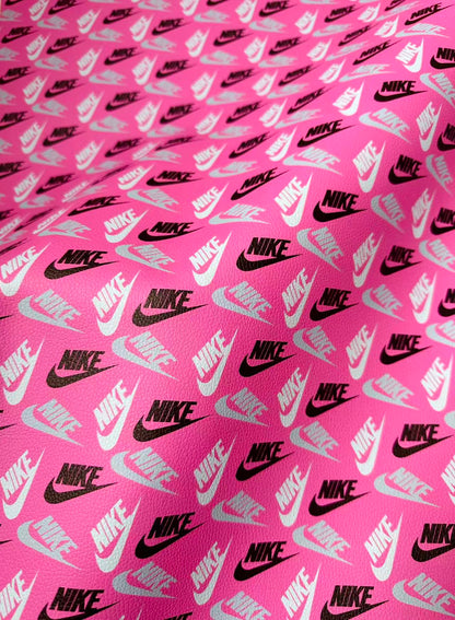 Craft Nike Leather Fabric For Handmade Sneaker,Shoes Goods By Yard(Pink)