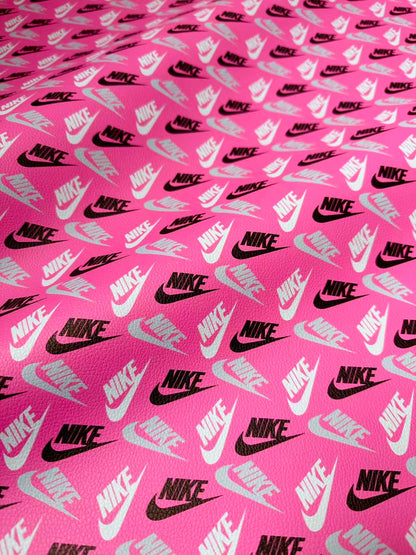 Craft Nike Leather Fabric For Handmade Sneaker,Shoes Goods By Yard(Pink)