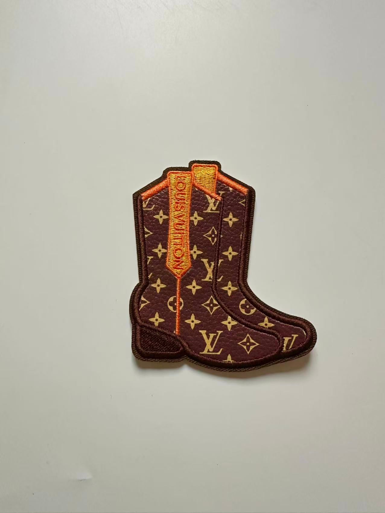 Craft Embroidery LV Jacquard Patches For Customized Clothing